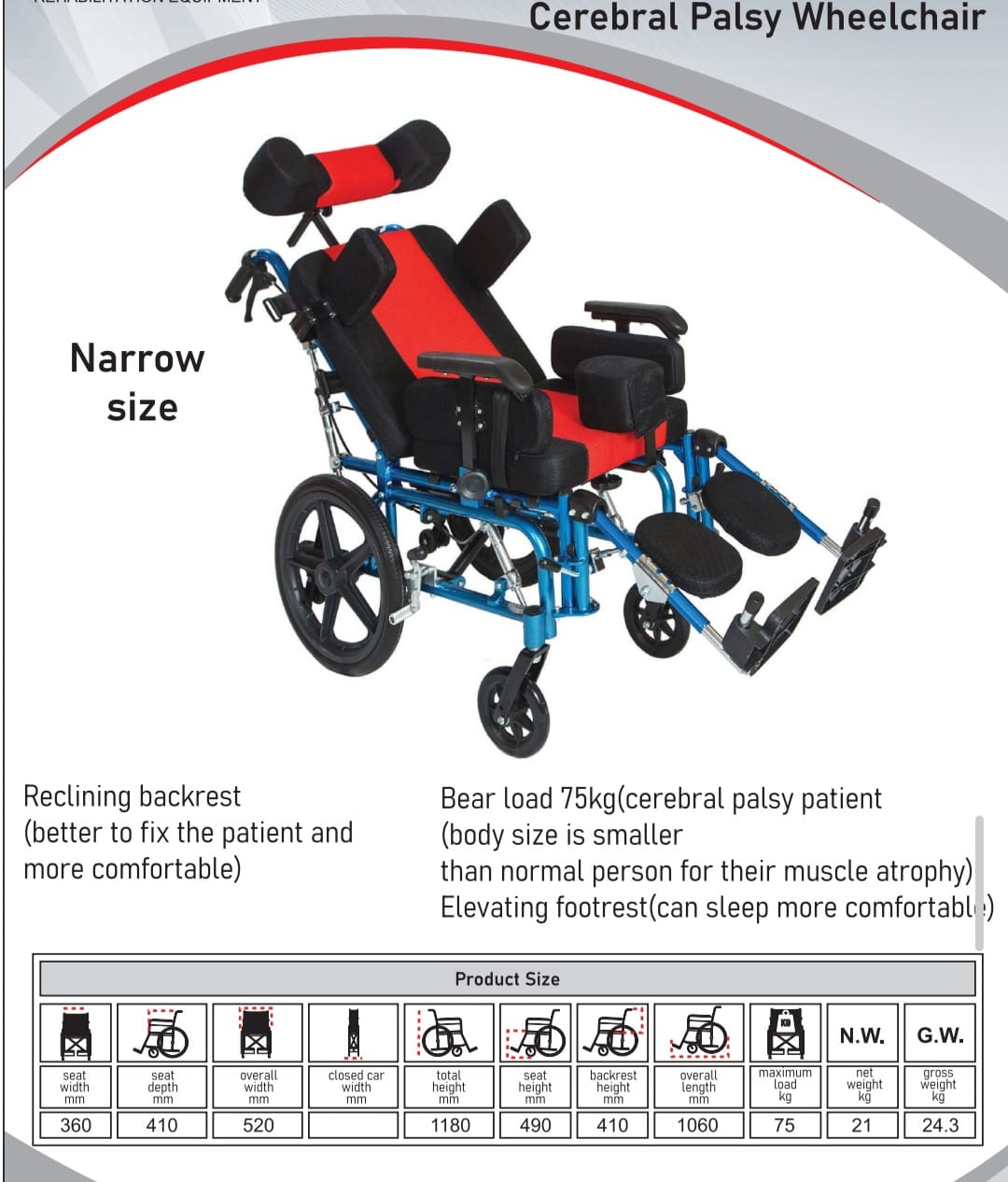 Cerebral Palsy Wheelchair