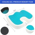 Memory foam seat gel