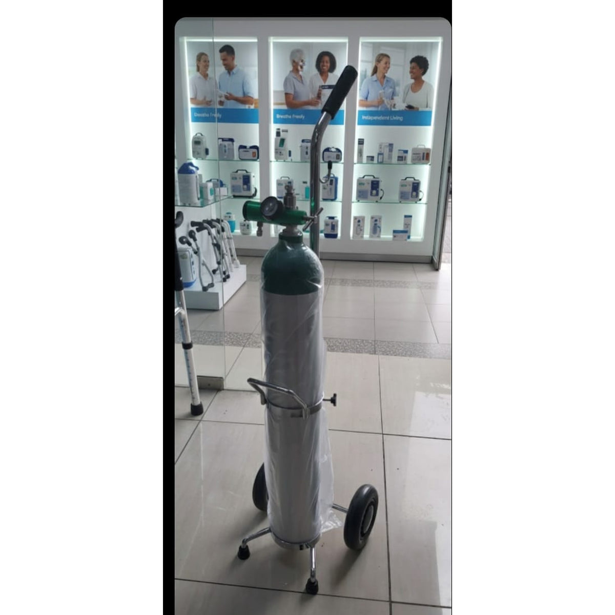Oxygen Bottle Aluminum Carry