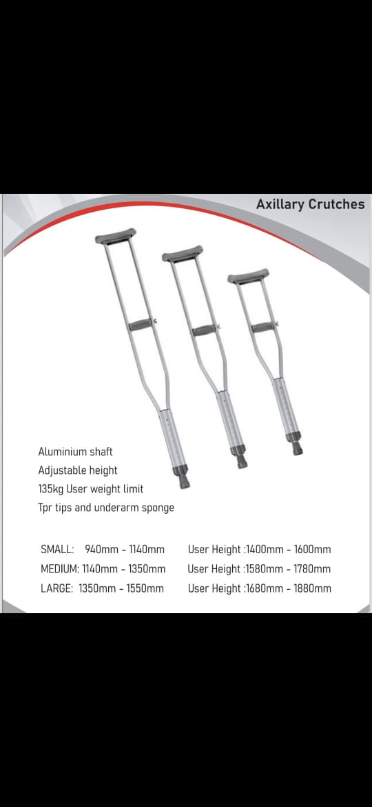 Axillary Crutches (Underarm)